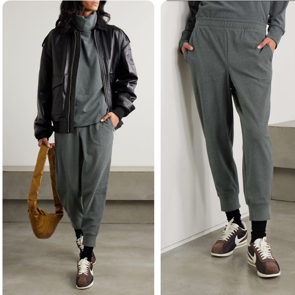 Varley Brushed Rib Knit Slim Joggers